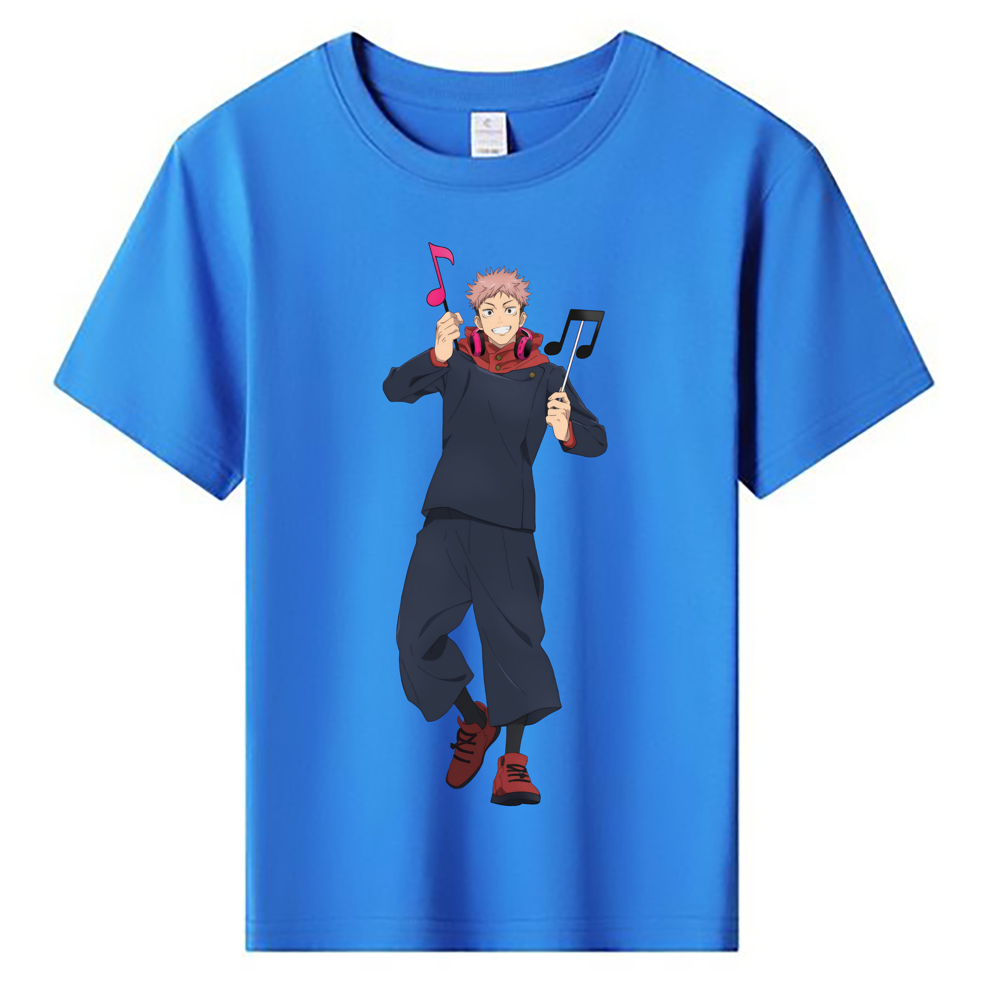 （画像用） 呪術廻戦 Jujutsu Kaisen 綿100％キッズTシャツ（フロントプリント）